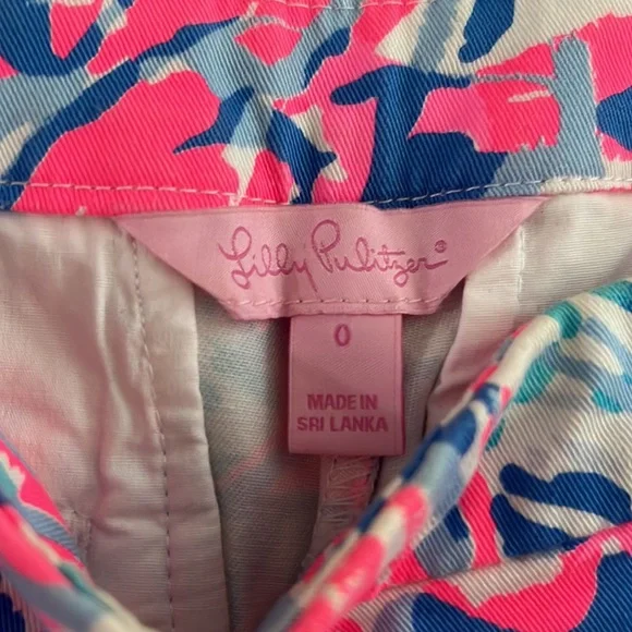 NEW Lilly Pulitzer Shorts Size 0 - Picture 3 of 3